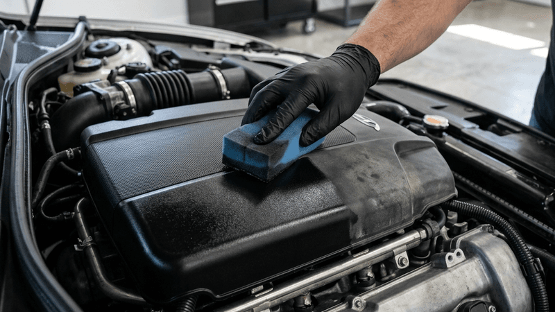 Steg 7: Efterbehandling — plastdressing och slutfinish