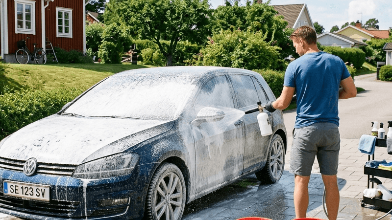 Så tvättar du bilen rätt: Komplett steg-för-steg-guide (2026)
